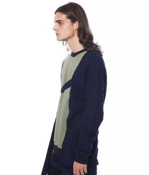 Nicolo Tonetto Army Cotton Men Sweater Nicolo Tonetto 