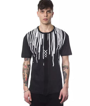 Nicolo Tonetto Black Cotton Men T-Shirt Nicolo Tonetto 