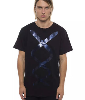 Nicolo Tonetto Black Cotton Men T-Shirt Nicolo Tonetto 