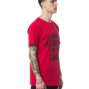 Nicolo Tonetto Red Cotton Men T-Shirt