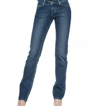 Ungaro Fever Blue Cotton Women Jeans