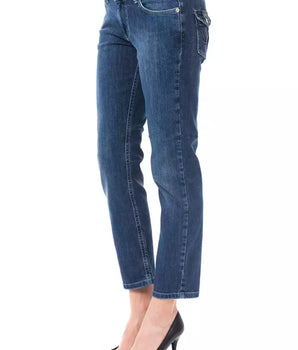 Ungaro Fever Light Blue Cotton Women Jeans