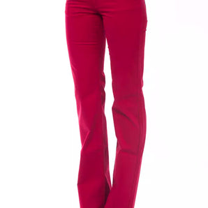 Ungaro Fever Ravishing pantalones rojos de corte estándar con detalles elegantes