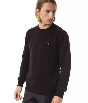 Uominitaliani Brown Merino Men Sweater Uominitaliani 