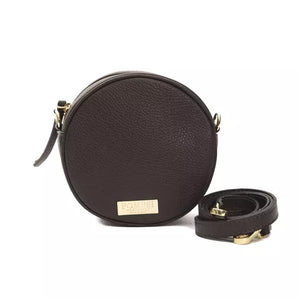 Pompei Donatella Brown Leather Women Crossbody Bag