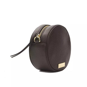 Pompei Donatella Brown Leather Women Crossbody Bag