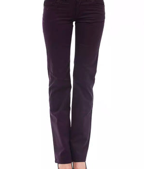 Ungaro Fever Purple Cotton Women Pant