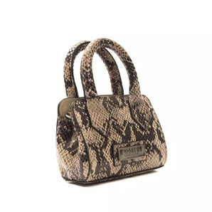 Pompei Donatella Chic Python Print Leather Mini Tote Pompei Donatella 