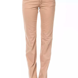 Pantalones Ungaro Fever Chic Beige Regular Fit para Mujer