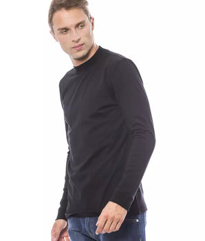 Verri Black Cotton Men's Sweater