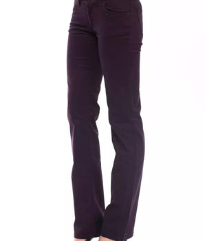 Ungaro Fever Purple Cotton Women Pant