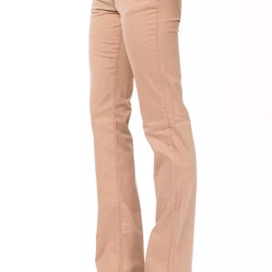 Pantalones Ungaro Fever Chic Beige Regular Fit para Mujer