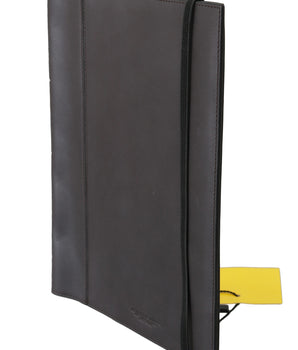 AG Spalding &amp; Bros Black Leather Bifold Travel Holder Logo Wallet