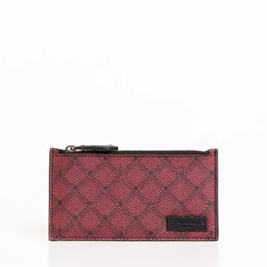 Trussardi Red Crespo Leather Men Wallet Trussardi 