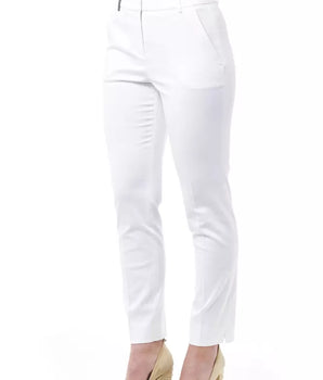 Peserico Chic High Waist Cigarette Leg Trousers