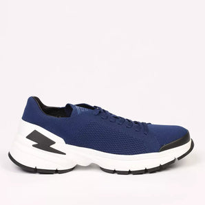 Neil Barrett Blue Textile Men Sneaker