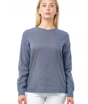 Bagutta Blue Cotton Women Blouse Bagutta 