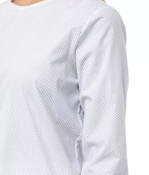 Camisa de mujer Bagutta de algodón blanco