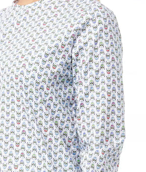 Blusa Bagutta de algodón blanco para mujer