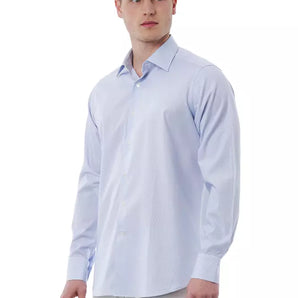 Bagutta Elegant Italian Collar Cotton Shirt