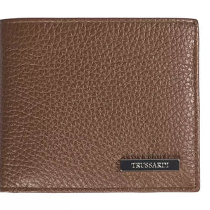 Trussardi Brown Leather Men's Wallet Trussardi 