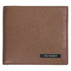 Cartera Hombre Trussardi Elegante Piel Grabada