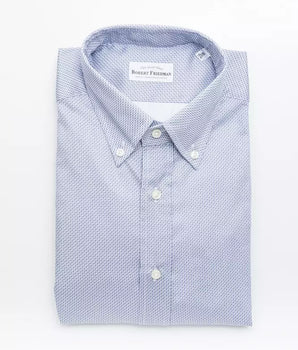 Robert Friedman Men's Light Blue Cotton Shirt
