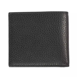 Trussardi Black Leather Men Wallet