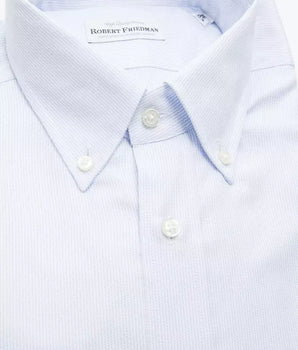 Robert Friedman Men's Light Blue Cotton Shirt