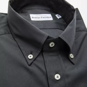 Robert Friedman Gray Cotton Men Shirt