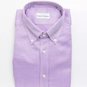 Robert Friedman Pink Cotton Men Shirt