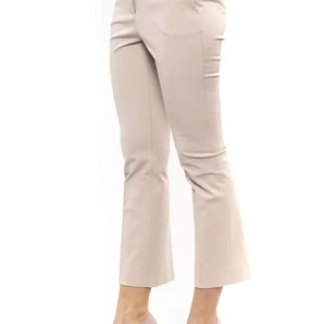 Peserico Beige Cotton Women Trouser