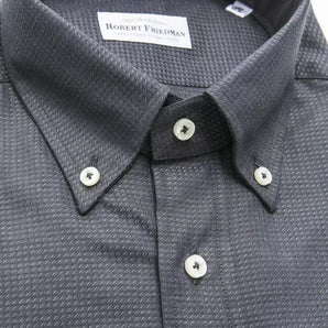 Robert Friedman Green Cotton Men Shirt