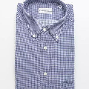 Robert Friedman Blue Cotton Men Shirt