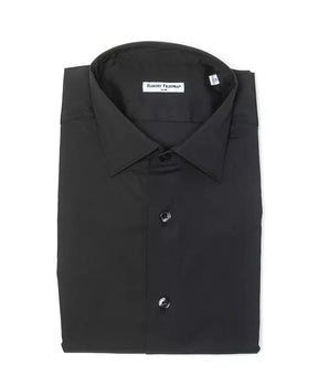 Robert Friedman Gray Cotton Men's Shirt