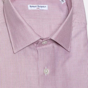 Robert Friedman Pink Cotton Men Shirt