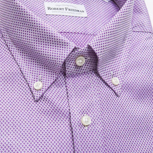 Robert Friedman Pink Cotton Men Shirt