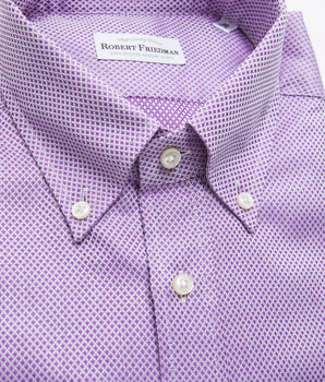 Robert Friedman Men's Multicolor Cotton Shirt