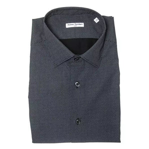 Robert Friedman Black Cotton Men Shirt