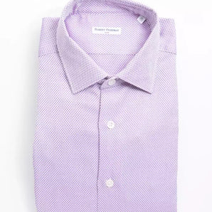 Robert Friedman Pink Cotton Men Shirt