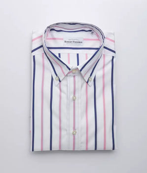 Robert Friedman White Cotton Men's Shirt