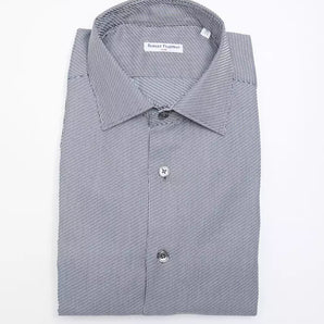 Robert Friedman Blue Cotton Men Shirt