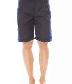 Verri Black Cotton Men's Short