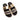 Péché Originel Gold Polyethylene Women's Sandal