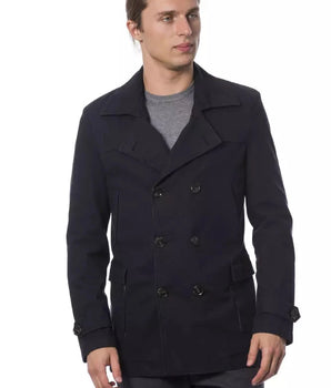 Verri Blue Cotton Men's Blazer Verri 