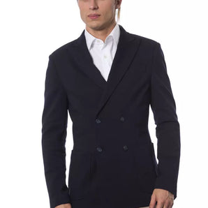 Blazer elegante con doble botonadura de Verri en azul