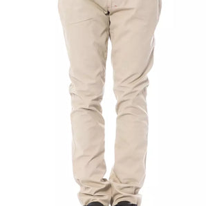 Verri Beige Cotton Men Chino Pant