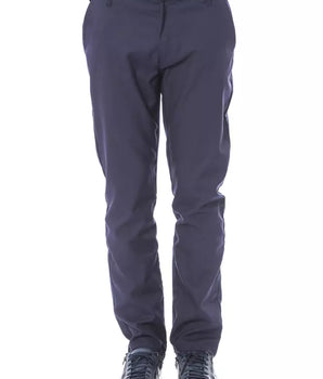 Verri Blue Polyester Men's Pant