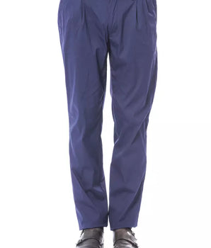 Verri Blue Cotton Men's Chino Pants