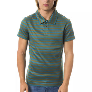 BYBLOS Green Cotton Men Polo